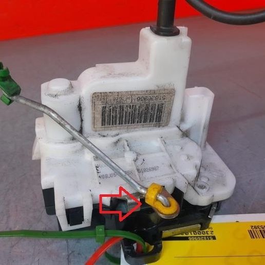 All FIAT Door Lock Fastener Part - 3D model önizlemesi