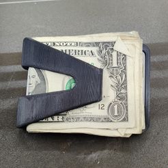 3D printed card holder and money clip・Cults