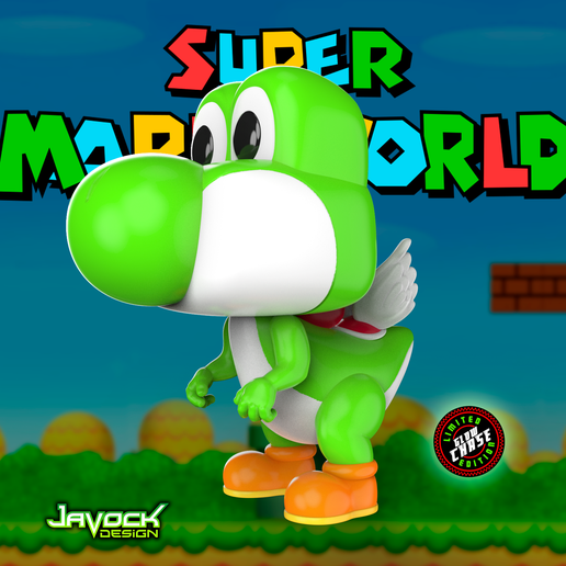yoshi 🦸 Funko Pop Custom Yoshi・ 3D File for 3D printing・Cults