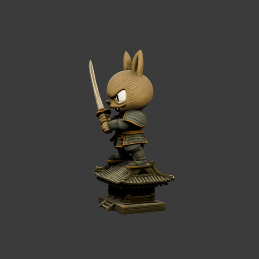 labubusamura16.png Labubu – 3D Printable Figure