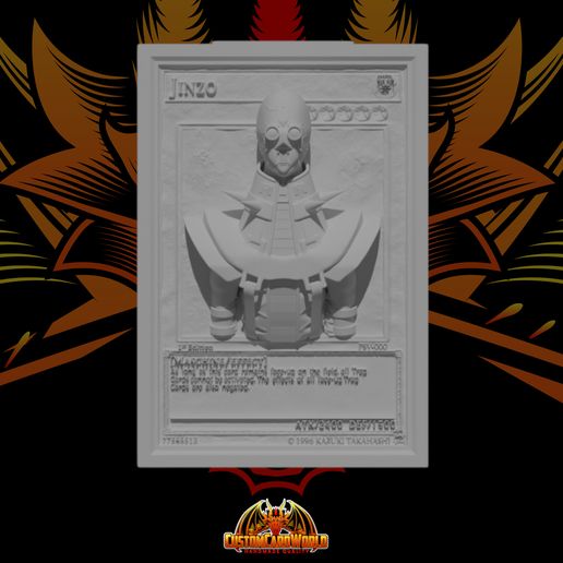 Yugioh Full 3D Card - Jinzo STL File for 3D printingCults