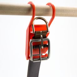cf21e764488b3c0e752fd2204f90a742_1446840161802_NMD000349-018.jpg Free STL file Simple Belt Hanger・3D printable object to download
