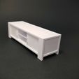 20240115_104544-f.jpg Miniature TV Bench / Entertainment Unit - Miniature Furniture 1/12 scale