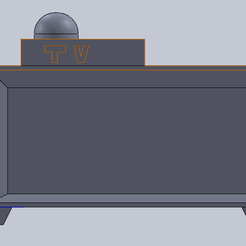 1-Frente.png Soporte para Celular en forma de TV