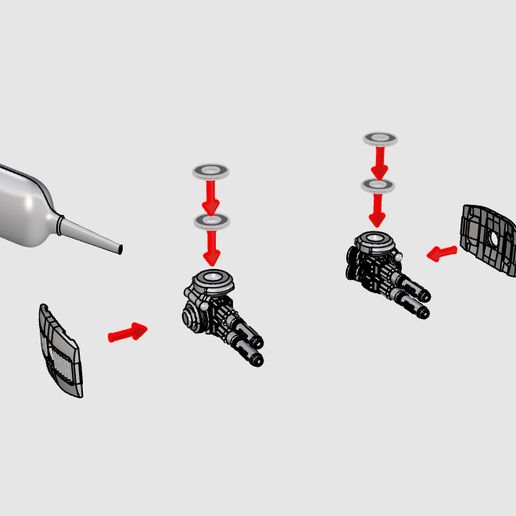 Dominator-Auxiliary Molten Matter Projectors And Sensor Turrets