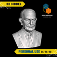 Lyndon-B.-Johnson-Personal.png 3D Model of Lyndon B. Johnson - High-Quality STL File for 3D Printing (PERSONAL USE)