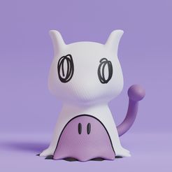 mimikyu-mewtwo-render.jpg STL-Datei Pokemon - Mimikyu Mewtwo・3D-druckbares Modell zum herunterladen
