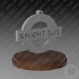 Knight-Bus-Sign_02.png Knight Bus Sign Charm with Hoop for Hanging