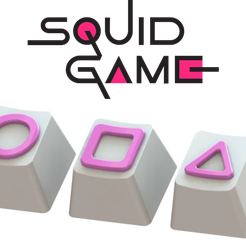 keycap_squidgame_.png SquidGame Keycap / free