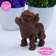 g.jpg PRINT IN PLACE CUTE FLEXI BABY HIGHLAND COW