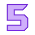 5.stl Letters and Numbers ROBOCOP | Logo