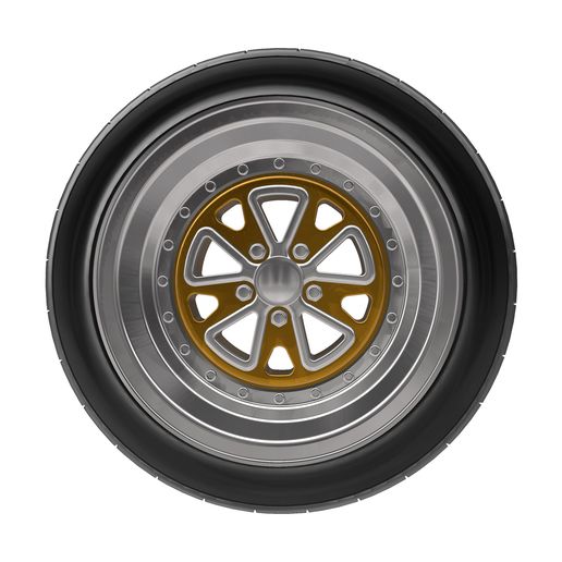 🪲 Outlaw Style Porsche Rim and Stretched Tire For Scale Auto and ...