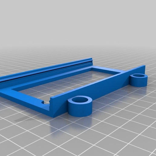 Simple Arduino Mega 2560 slide-in holder - 3D model önizlemesi