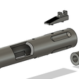 LITE-Upper2.png kjw mk1 RUGER LITE Upper (короткий ствол)
