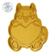 Kawaii_8cm_2pc_15_C.png Shiba - Lovely Animals (no 15) - Cookie Cutter - Fondant - Polymer Clay