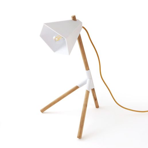 Lampe carré 1 blanc.jpg 3D file Lampe Kâ - 3D printed DIY lamp・3D printer design to download, QBMaker