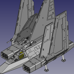 Screenshot_2022-05-11_16-28-32.png Datei 3D Starwing Gun Boat 3,75" Figur Schiff Spielzeug・Modell für 3D-Druck zum herunterladen, scott_melody_mills