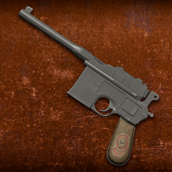 Red91.png STL file Red9 Mauser C96・3D printer model to download