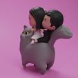 0000.jpg Cat and Couple Wedding Cake Topper
