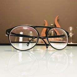 BRILLEB1-01.jpg STL-Datei Eye Glasses - model B1 - FDM & SLS・Design zum Herunterladen und 3D-Drucken