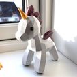 Licorne Lowpoly v2