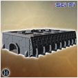 1-PREM-WB-MO-B04.jpg Massive rectangular industrial facility with numerous vents and heavy-duty reinforced walls (4) - Future Sci-Fi SF Post apocalyptic Tabletop Scifi Wargaming Planetary exploration RPG Terrain
