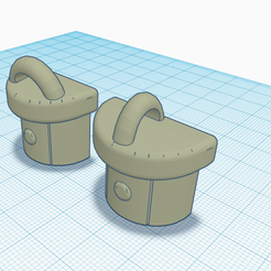 Sans titre.png Free STL file Strap attachment for Glock・Template to download and 3D print