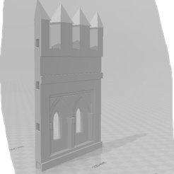 3333333.png Archivo STL Playmobil Torre Octogonal Almenas superiores・Modelo imprimible en 3D para descargar