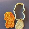 va) 3D file Thick thighs Tracy cookie cutter・Template to download and 3D print