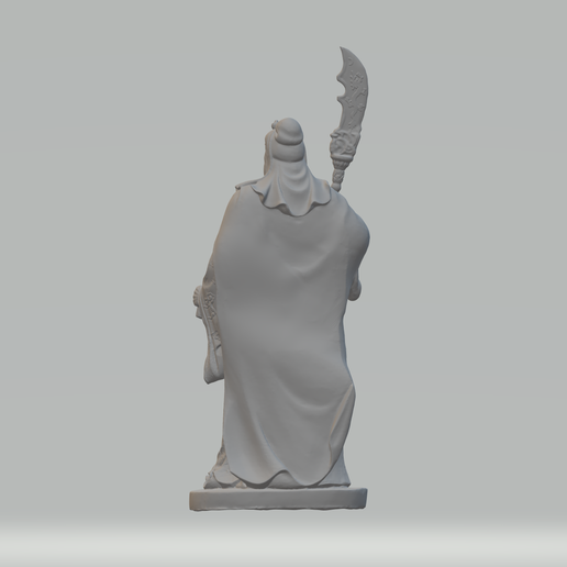 3.png Modelo impreso en 3D de Guan Yu