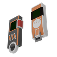 3.png Digivice From Digimon Savers /Digimon Data Squad both normal and burst version from Anime Made in Blender