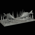 carp-scenery-45cm-12.png two carp scenery in underwather for 3d print detailed texture