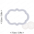 plaque_1~2.5in-cm-inch-top.png Plaque #1 Cookie Cutter 2.5in / 6.4cm