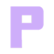 P.stl TRANSFORMERS Letters and Numbers | Logo