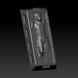 ScreenShot114.jpg Star Wars .stl Han Solo Carbonite .3D action figure .OBJ Kenner style.