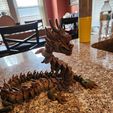 Flexi Print-in-Place Imperial Dragon with 3MF Included!