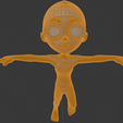 Untitled.png Swimmer Cartoon Character 3D Printable Model