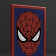 0.png Archivo STL Marco decorativo "Spiderman" v2・Modelo imprimible en 3D para descargar, tweety35