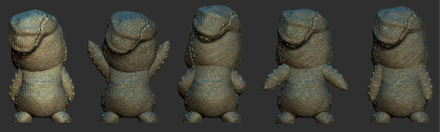 Pack Oogie Boogie 2.PNG STL file Mini Oogie Boogie - 5 Poses・3D printing model to download, BODY3D