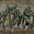 Hebrew-Skirmishers.jpg Ancient Hebrew Army Pack (+25 models). 15mm and 28mm pressupported STL files.