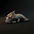 Kosmoceratops_sleeping_1.jpg Kosmoceratops sleeping 1-35 scale pre-supported dinosaur