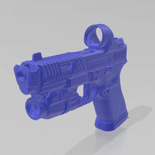 Glock 19 AGENCY Real size