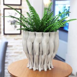 Sexy-legs-high-heels-Pot-planter.jpg STL file Sexy legs high heels Pot planter・3D print design to download