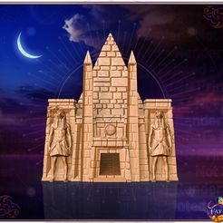 Temple_RENDER.jpg Файл 3D Temple of Ra Dice Tower - ПОДПИШИСЬ БЕСПЛАТНО!・Модель для загрузки и печати в формате 3D