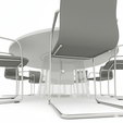 round-table-3.png Modern Round Conference Table and Chairs Set
