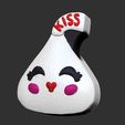 406495180_3565461047000572_4890977110100618671_n.jpg Kawaii Chocolate Kiss STL FILE FOR 3D PRINTING - LASER CNC ROUTER - 3D PRINTABLE MODEL STL MODEL STL DOWNLOAD BATH BOMB/SOAP