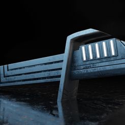 sourc332e_NODNOISE.jpg Fichier STL Le sabre noir・Objet imprimable en 3D à télécharger