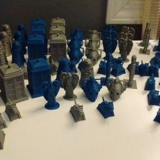 Doctor Who Chess Set 3D model