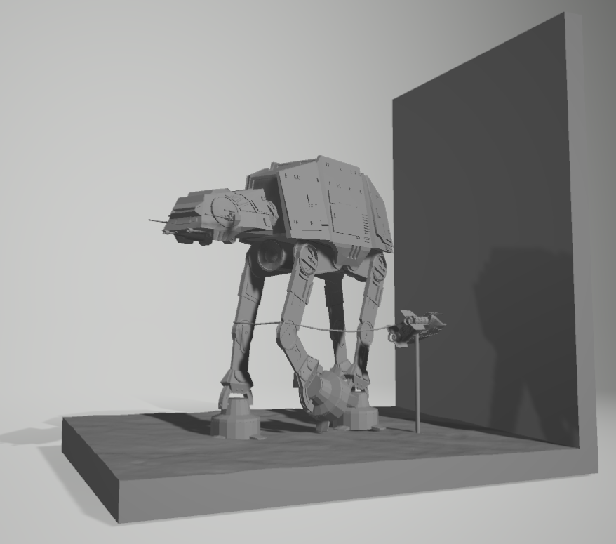 1.png Download STL file star wars BOOKEND • 3D printable template, 3D-CENSORED