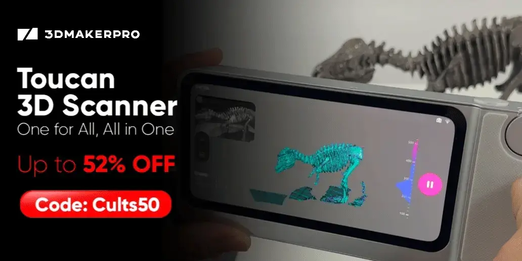 3DMakerpro Toucan: Capture from small to large without limits!